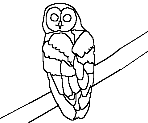  Coloring Pages on Owl Coloring Pages Set 6