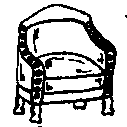 art nouveau upholsteredchair